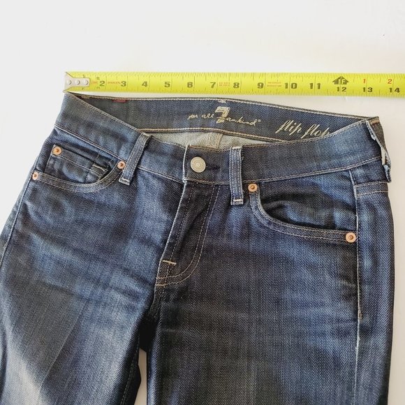 7FAM  Blue Flip Flop Bootcut Jeans - Picture 8 of 11